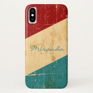 Coque iPhone X Blocs vintages
