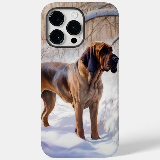 Coques Case-Mate iPhone Bloodhof Laisser Neige Noël (Verso)