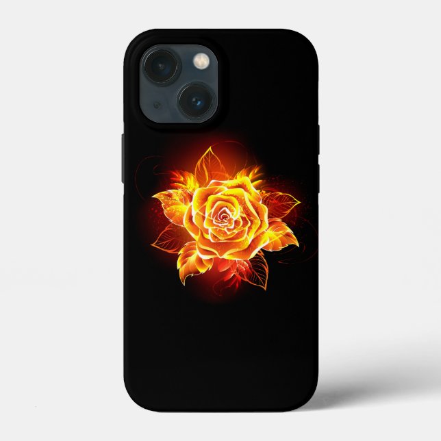 Coques Case-Mate iPhone Blooming Fire Rose (Verso)