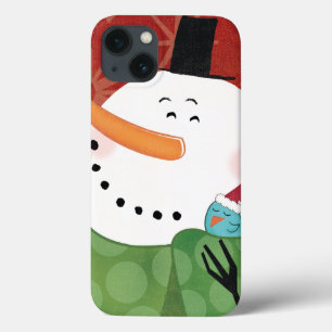 Coques Pour iPhone Blue Christmas Mug with Dark Cocoa