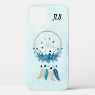 Case-Mate iPhone Case Blue Dreamcatcher Design Boho élégant