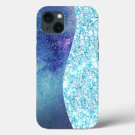 Case-Mate iPhone Case Blue Luxury Moderne dégradé galaxie étoile parties