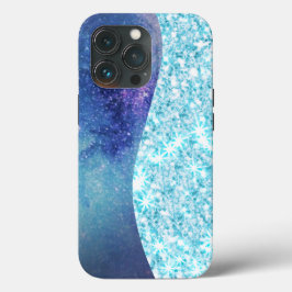 Case-Mate iPhone Case Blue Luxury Moderne dégradé galaxie étoile parties