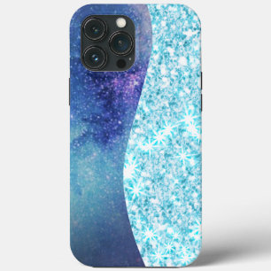 Case-Mate iPhone Case Blue Luxury Moderne dégradé galaxie étoile parties