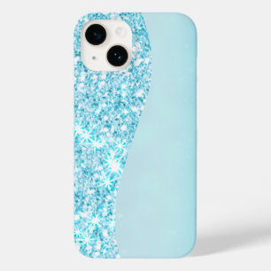 Coque Pour iPhone 14 Blue Luxury Moderne dégradé galaxie étoile parties