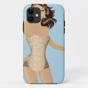 Etui iPhone Case-Mate Blue maillot de bain fille iPhone 5 à peine là™