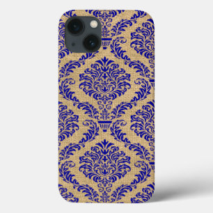 Case-Mate iPhone Case Blue Parisian Moods Damask