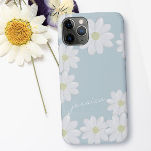 Coque Case-Mate Pour iPhone Blue Sky Springtime Daisées Personnalisées