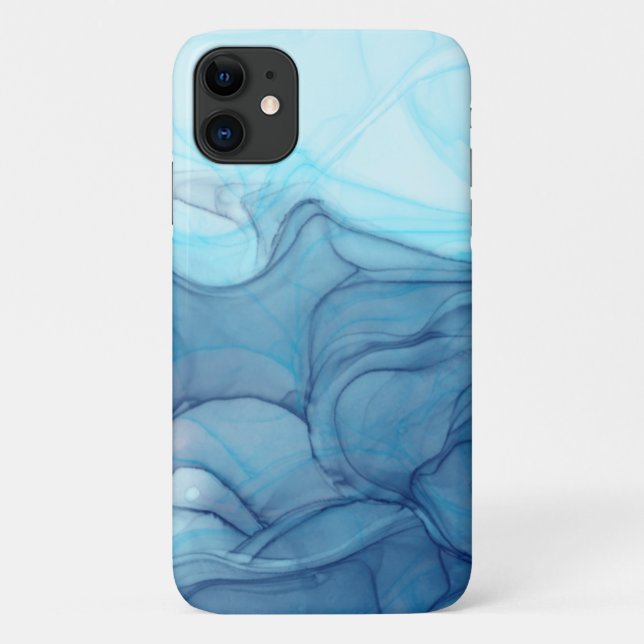 Coques Case-Mate iPhone Blue Sky Water Abstrait  (Dos)