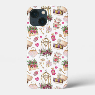 Case-Mate iPhone Case Blush Moderne et Thé Party Blanc