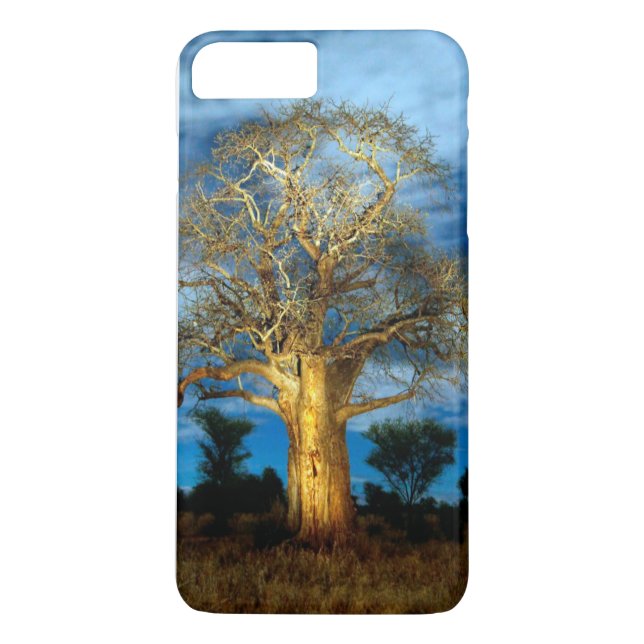 Coques Case-Mate iPhone Bobab (Adansonia) Arbre Éclairé Par La Lune (Dos)