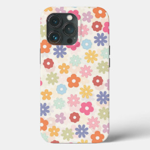 Case-Mate iPhone Case Boho 70's Retro Daisy Flowers