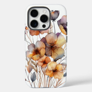 Coques iPhone 16 Pro Boho Aquarelle Botanique Floral