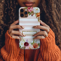 Boho Blooms Bleu Strigramme