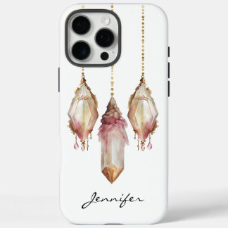 Coques iPhone 16 Pro Max Boho Gemstone iPhone amérindien