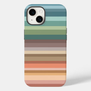 Coque Pour iPhone 14 Boho Modern Chic Stripes
