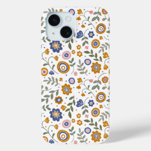 Coque Pour iPhone 15 Boho motif 01,w No BG