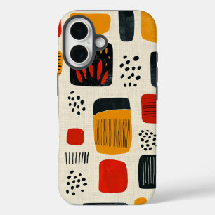 Coques iPhone 16 Boho Vibes - Cas téléphonique Abstrait pour Motif