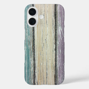 Coques iPhone 16 Bois Chic Shabby Peint