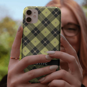 Case-Mate iPhone Case Bois de Lumberjack noir et jaune