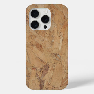 Coque iPhone 15 Pro Bois Nature Brown Bois Texture sculptée