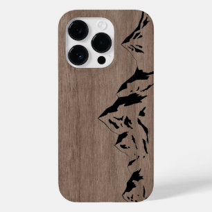 Coque Pour iPhone 14 Pro Bois personnalisé élégant moderne - bois