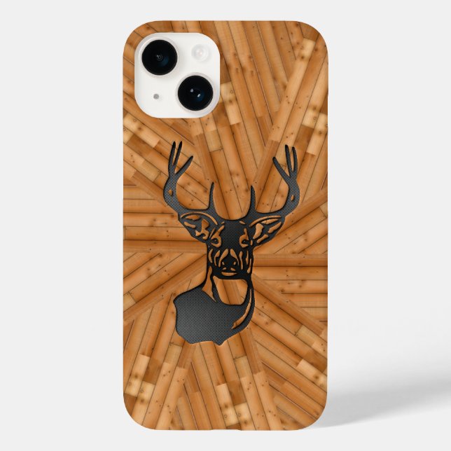 Coques Case-Mate iPhone Bois - Queue blanche Buck Deer (Verso)