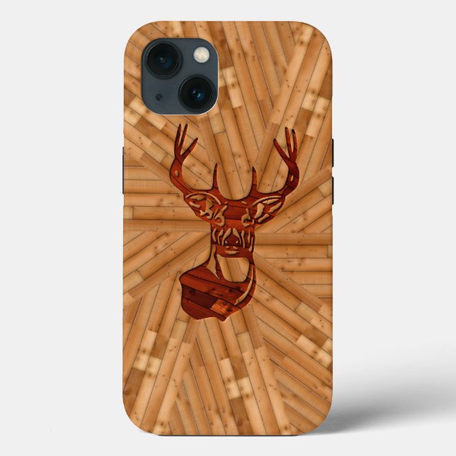 Coques Case-Mate iPhone Bois - Queue blanche Buck Deer (Verso)