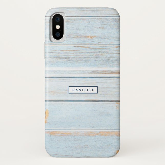 Coques Case-Mate iPhone Bois rustique côtier de la plage (Dos)