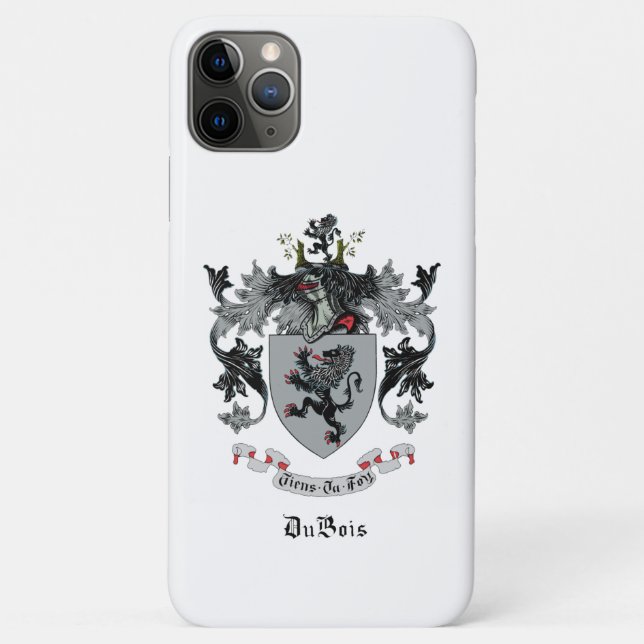 Coques Case-Mate iPhone Bois Smart Phone DuBois Family Crest (Dos)