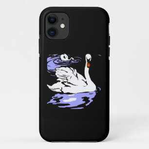 Etui iPhone Case-Mate Bois victorien Coupe Cygnes blancs nageant