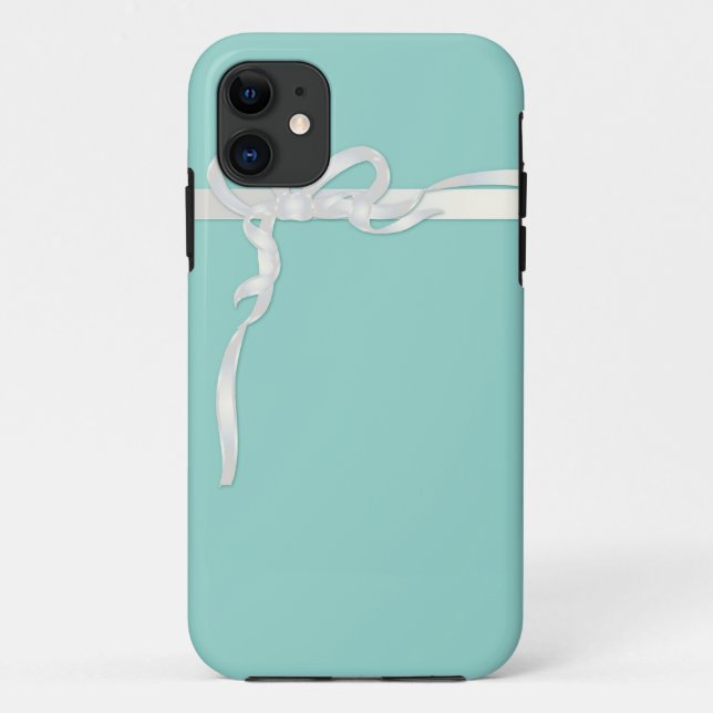 Coques Case-Mate iPhone Boîte à bijoux bleue des oeufs de Robin avec le (Dos)