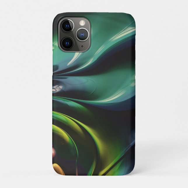 Coques Case-Mate iPhone Boîtes de téléphone à balayage vert (Dos)