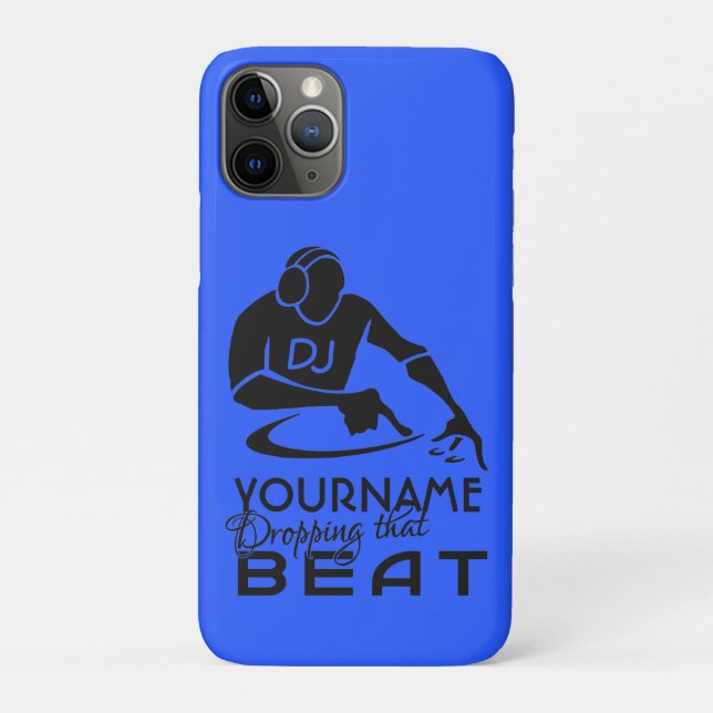 Coques Case-Mate iPhone Boîtes de téléphone de nom personnalisées DJ (Dos)