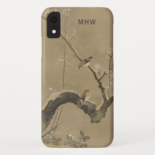 Coques Case-Mate iPhone Boîtes de téléphone monochrome personnalisées Art  (Dos)