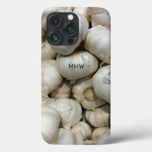 Case-Mate iPhone Case Boîtes de téléphone Monogram Garlic personnalisées