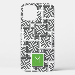 Case-Mate iPhone Case Boîtes téléphoniques Abstrait monogramme personnal