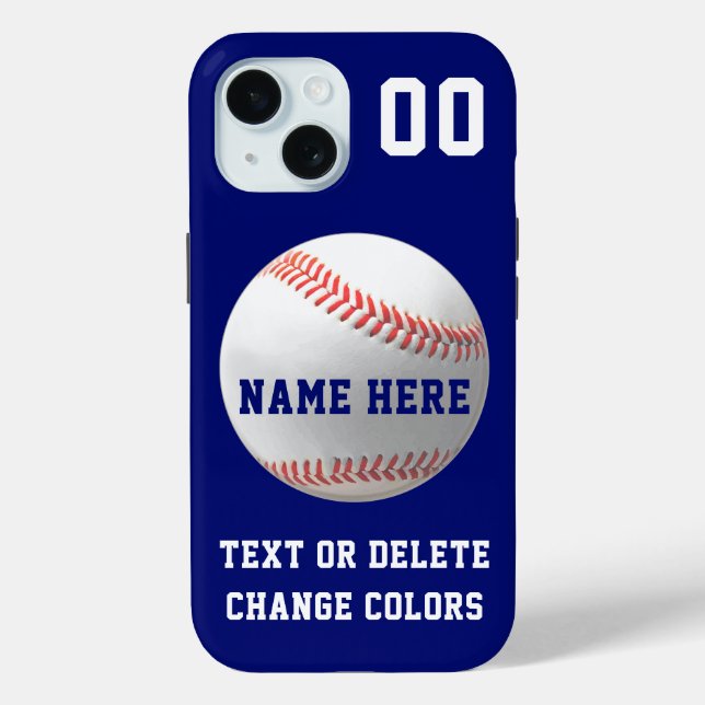 Coques Case-Mate iPhone Boîtes téléphoniques de baseball personnalisées, d (Verso)