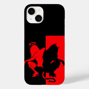 Coque Pour iPhone 14 Boîtier Ange ou Démon Case-Mate pour iPhone