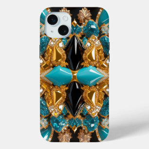Coque iPhone 15 Mini Boîtier Apple iPhone 15 Plus, Couleurs des Bahamas