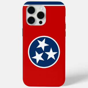 Coque iPhone 15 Pro Max Boîtier Apple iPhone 15 Pro Max, Drapeau du Tennes