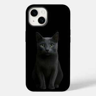 Coque Pour iPhone 14 Boîtier Case-Mate iPhone 14 Black 4 Luxe, Chat ble