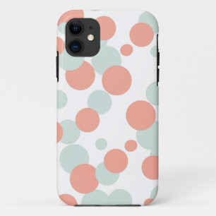 Case-Mate iPhone Case Boîtier Coral & Mint Bubbles iPhone 5s