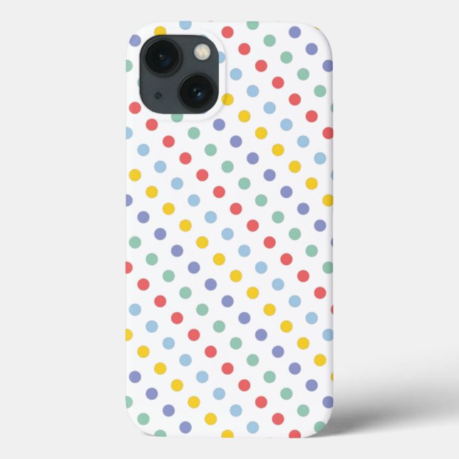 Coques Case-Mate iPhone Boîtier d'air Motif pour iPad Rainbow Polka Spring (Verso)