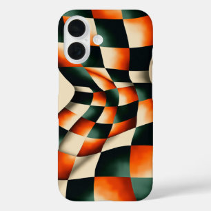 Coques iPhone 16 Boîtier de téléphone à balayage optique rétro