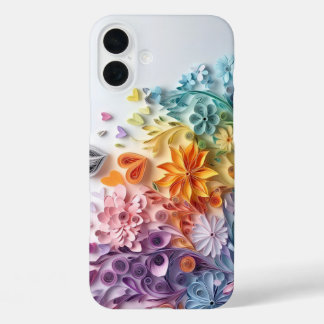 Coques iPhone 16 Plus Boîtier de téléphone à fleurs