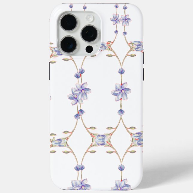 Coques Case-Mate iPhone Boîtier de téléphone à fleurs blanches (Verso)
