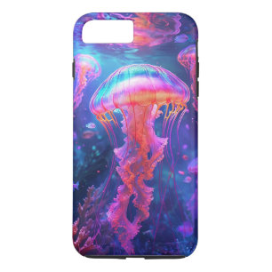 Case-Mate iPhone Case Boîtier de téléphone à méduse colorée