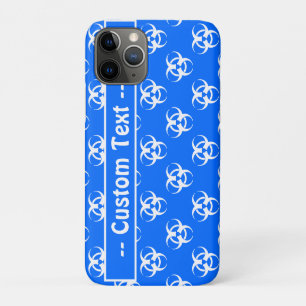 Case-Mate iPhone Case Boîtier de téléphone à symbole bleu bio-danger ave