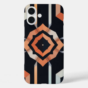 Coques iPhone 16 Plus boîtier de téléphone à symétrie géométrique